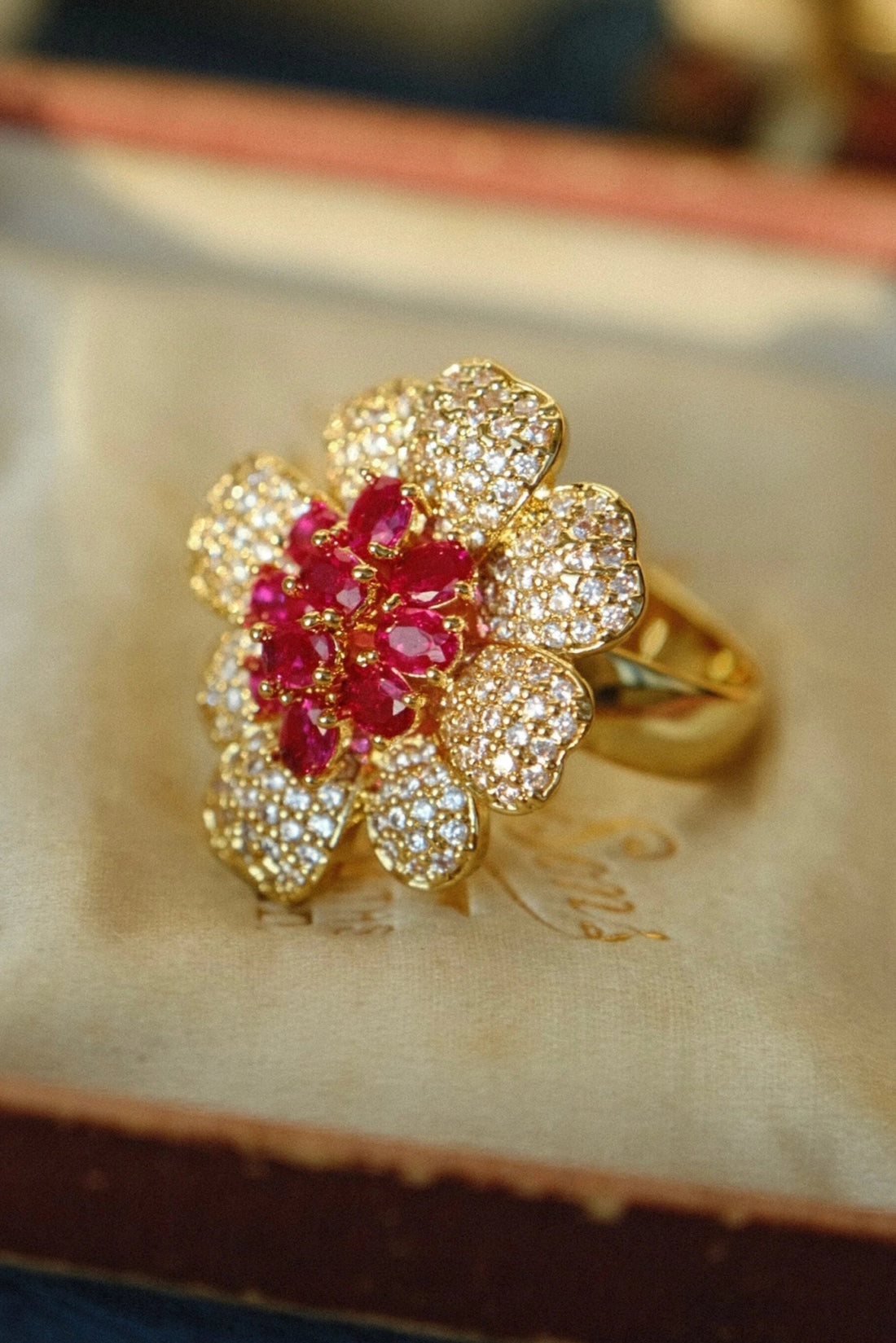 Floral Open Ring [BA61B01X]