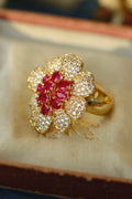 Floral Open Ring [BA61B01X]