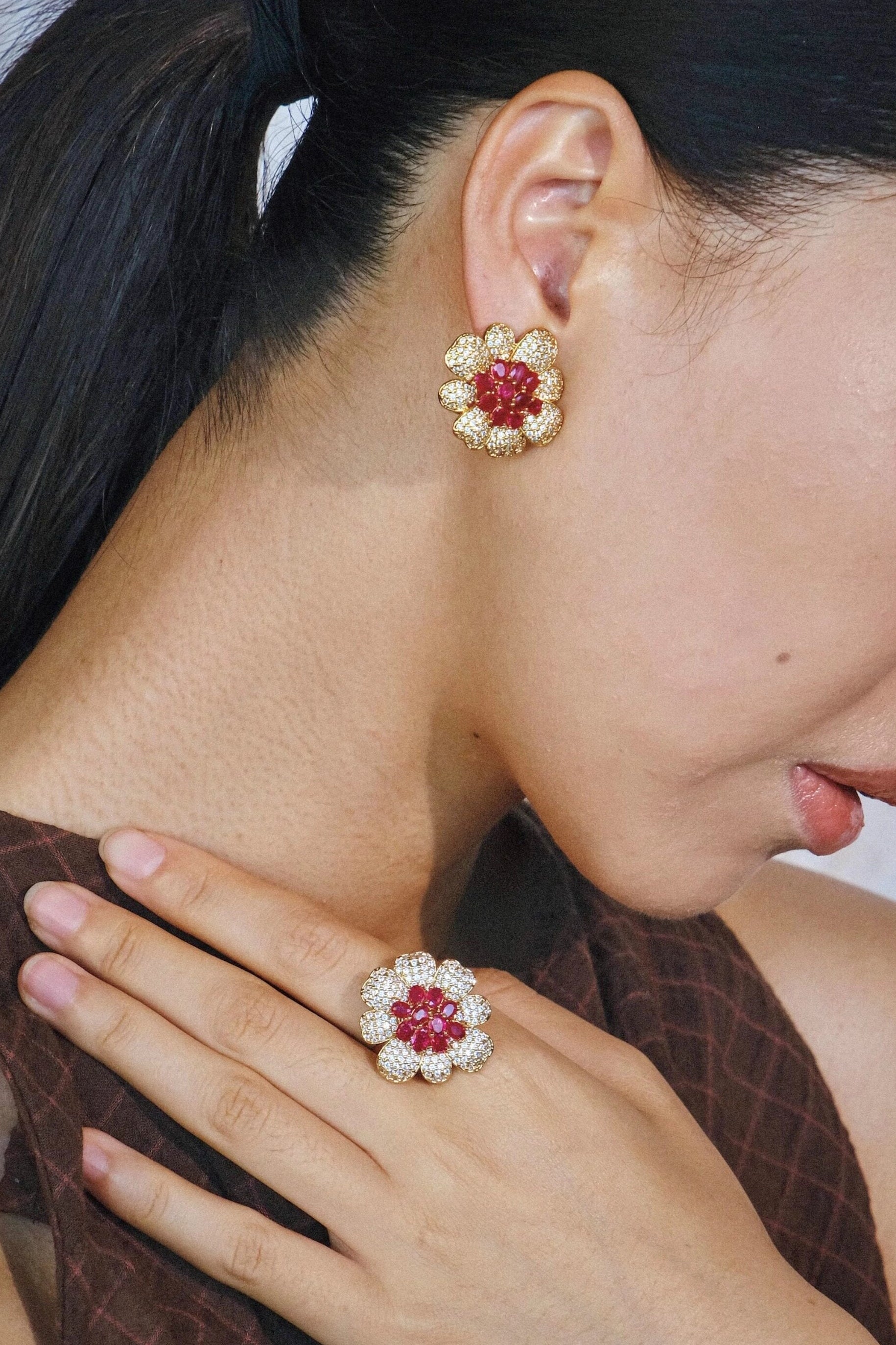 Floral Open Ring [HYATA79F]