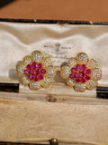 Floral Stud Earrings [IM8O9MLP]