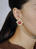 Floral Stud Earrings [NLJO6TX5]