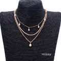 Florence Layered Pearl Necklace [5KQY6E2J]