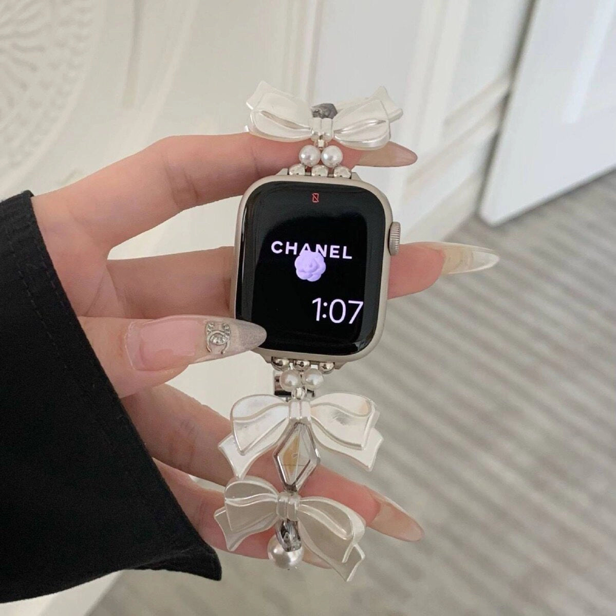 Flower Knot Apple Watch Strap [QPRNXBJ4]