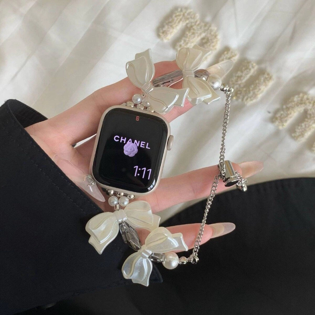 Flower Knot Apple Watch Strap [KOAU9G5Q]