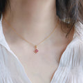 Four-Leaf Clover Pendant Necklace [DQRCXRZJ]