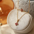 Four-Leaf Clover Pendant Necklace [DOPC6JNI]