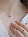 Four-Leaf Clover Pendant Necklace [F0VC1KNB]