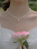 Freshwater Pearl Sterling Silver Necklace [58HH30P4]