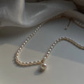 Freshwater Pearl Sterling Silver Necklace [DRW90EKV]