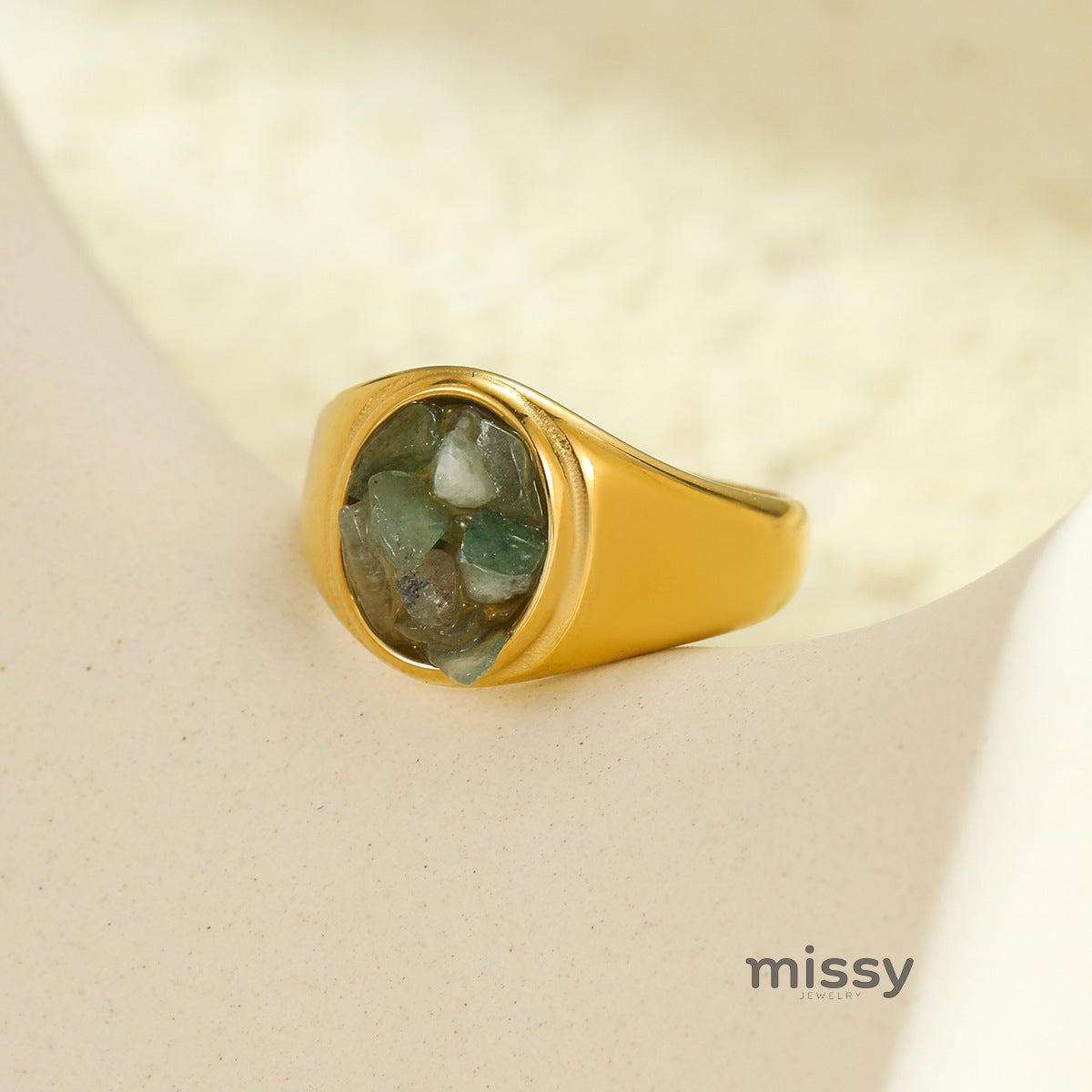 Fynlee Natural Stone Ring [QOPNHDIC]