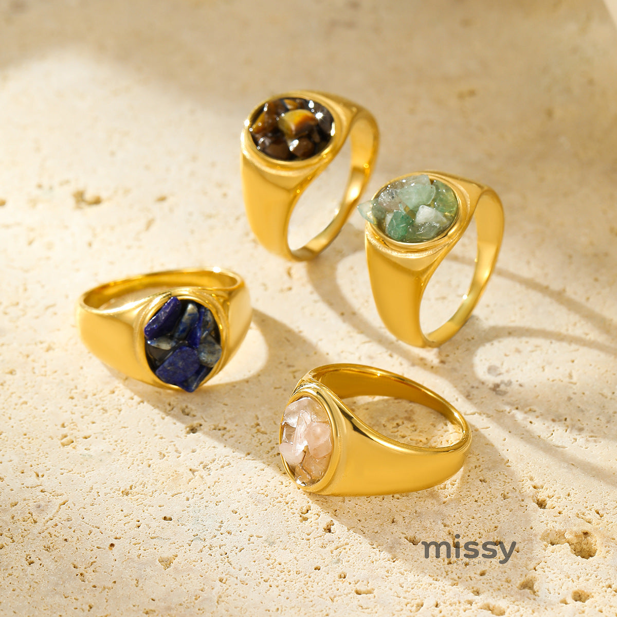 Fynlee Natural Stone Ring [HRXDLQTU]