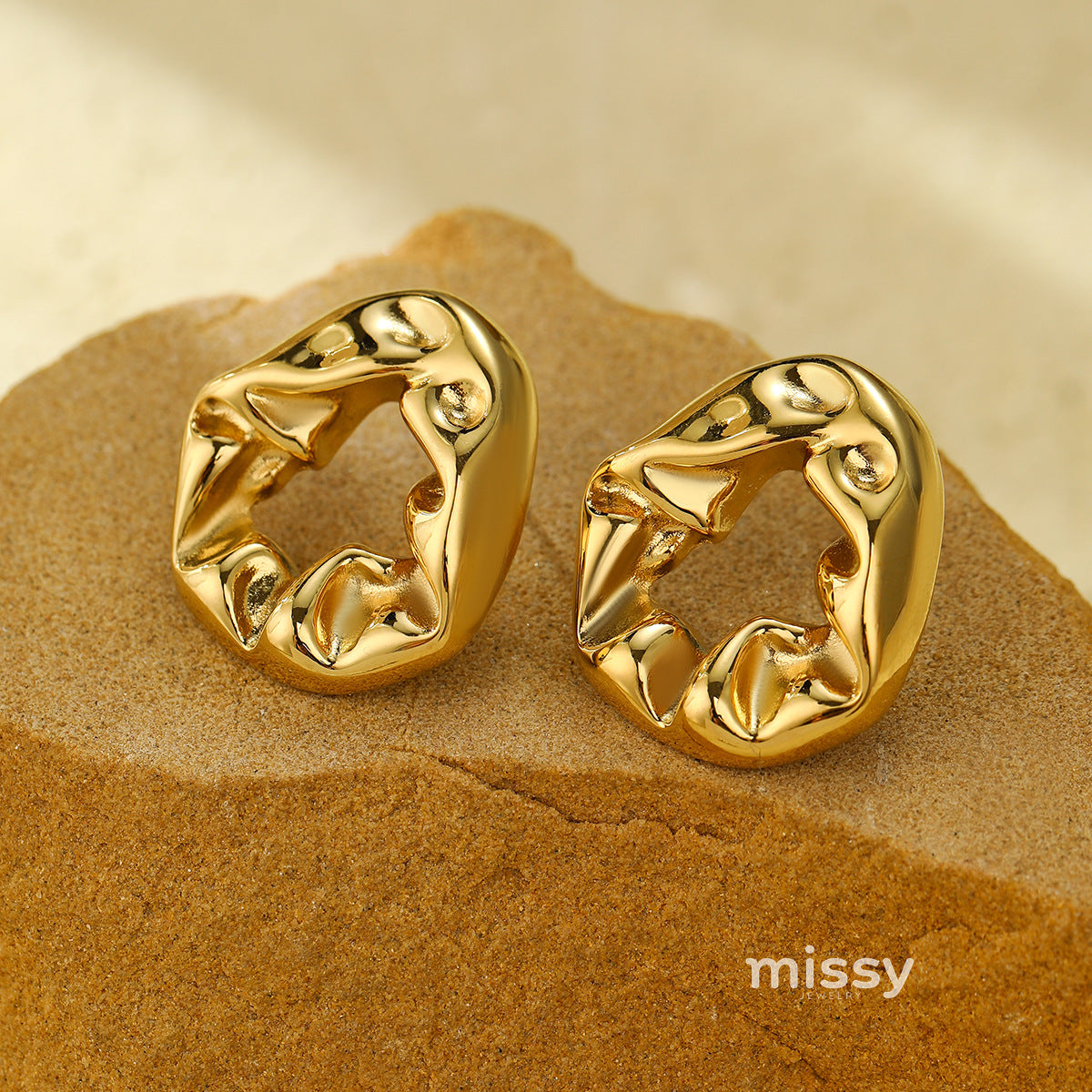 Gema Molten Lava Earrings [E97R1SM1]