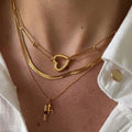 Geometric Charm Chain Necklace [4BGS7PC8]