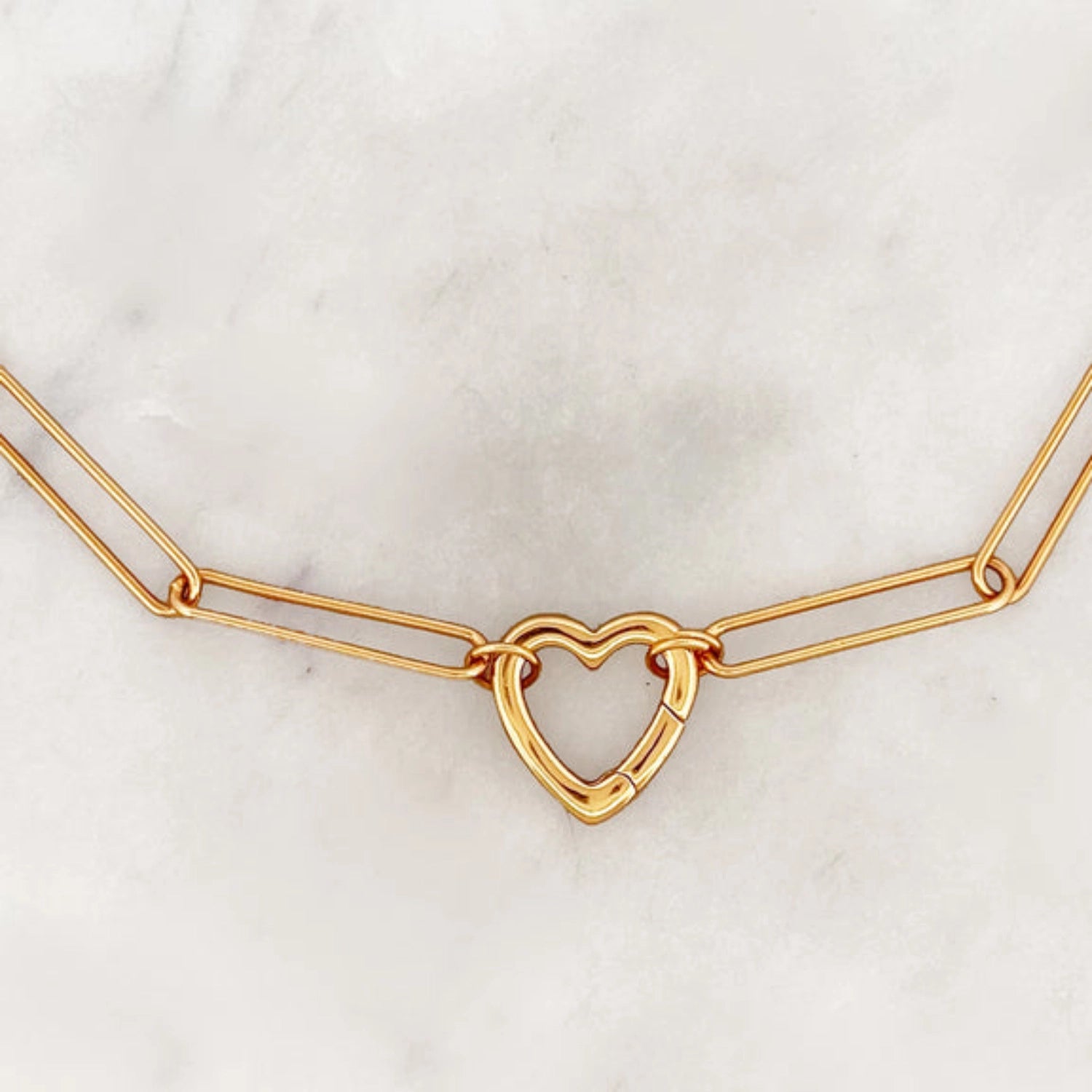 Geometric Charm Chain Necklace [14VQVW25]