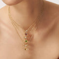 Geometric Pendant Layered Necklace [K1SS5DY2]