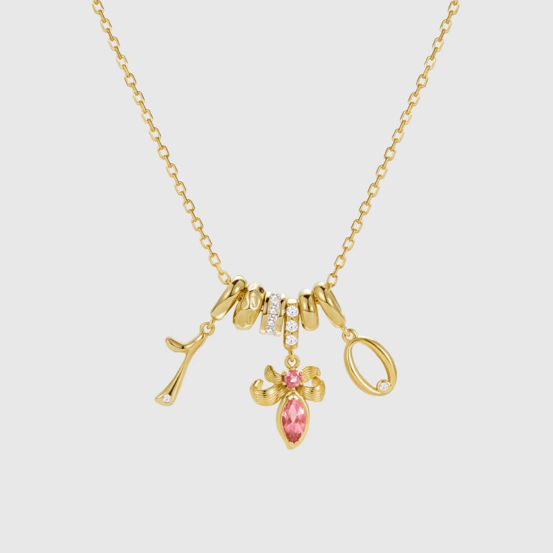 Geometric Pendant Layered Necklace [RXGHUGPR]