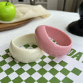 Geometric Resin Bangle Bracelet [NHED2GKG]