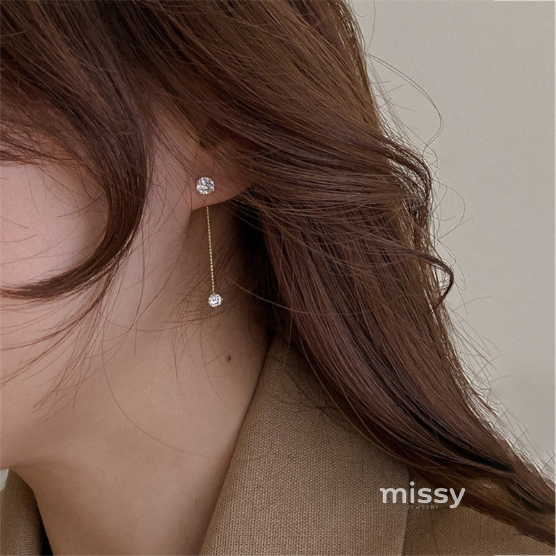 Gionna Diamond Tassel Earrings [2LIZQQVE]