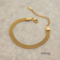 Giorgia Stainless Steel Screw Cuff Bracelet [3UNH861T]
