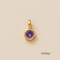Gisselle Dainty Birthstone Necklace [215C0BER]
