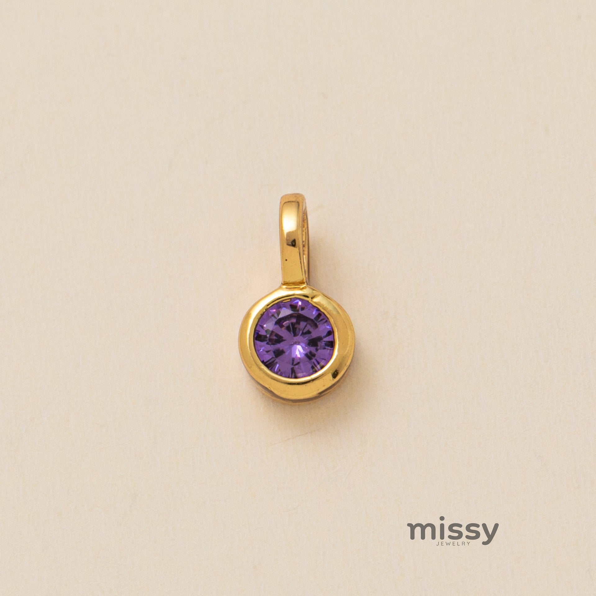 Gisselle Dainty Birthstone Necklace [215C0BER]
