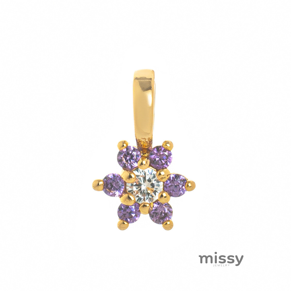Gisselle Dainty Birthstone Necklace [M1PIE25S]