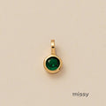 Gisselle Dainty Birthstone Necklace [BRRIZ22T]