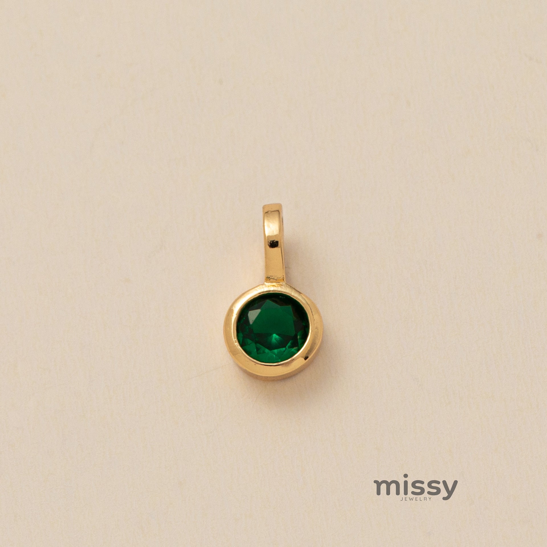 Gisselle Dainty Birthstone Necklace [BRRIZ22T]