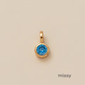 Gisselle Dainty Birthstone Necklace [OOKH6B53]