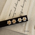 Giulietta Pearl Flower Earrings [HJC2O2NP]