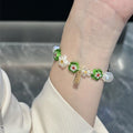 Glass Flower Beaded Watch Strap [FEHZ7FQH]