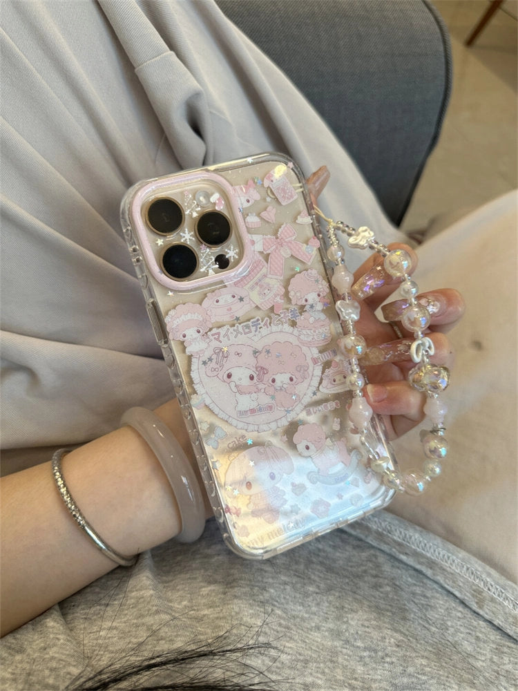 Glitter Character Phone Case [0OGLH55C]