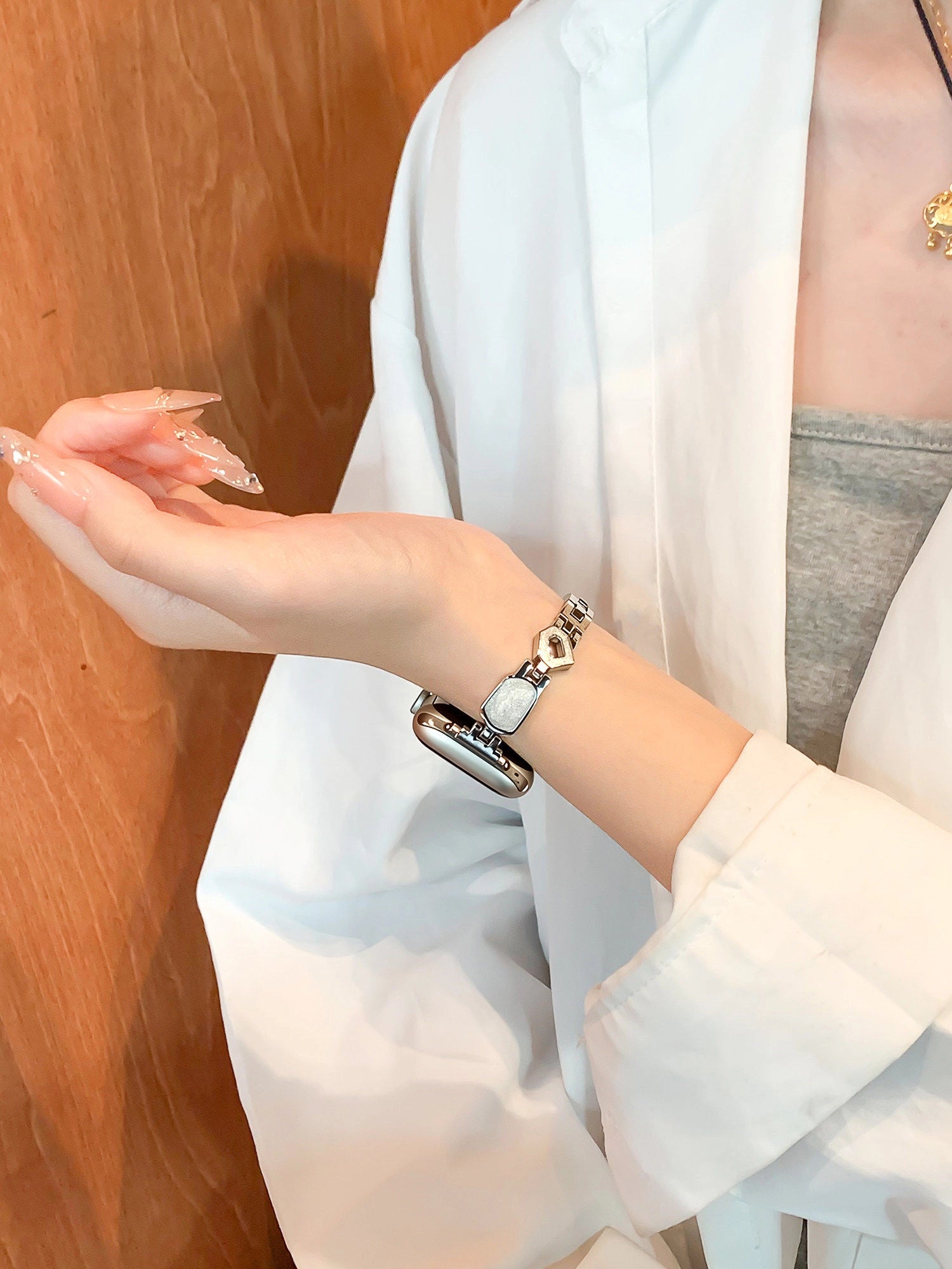 Glitter Metal Watch Strap [1NDZWFZ3]