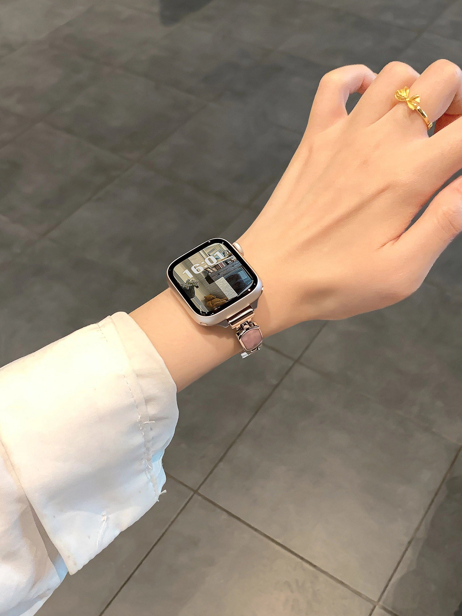 Glitter Metal Watch Strap [K3RMWLLY]