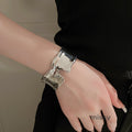 Glory Irregular Open Cuff Bracelet [EYE1IP4E]