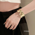 Glory Irregular Open Cuff Bracelet [5AW9YXXY]