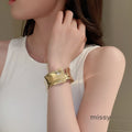 Glory Irregular Open Cuff Bracelet [NUMX0EWW]