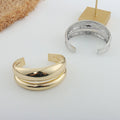 Glossy Curved Wide Cuff Bracelet [M3J9W16Q]