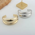 Glossy Curved Wide Cuff Bracelet [MEYNOB2K]