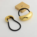 Glossy Metal Ponytail Cuff Hair Tie [JS13YE41]