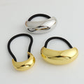 Glossy Metal Ponytail Cuff Hair Tie [AEAT9IOP]