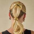 Glossy Metal Ponytail Cuff Hair Tie [TRSHEMTQ]