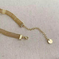 Gold Tone Chunky Chain Choker [E8CYN5CF]