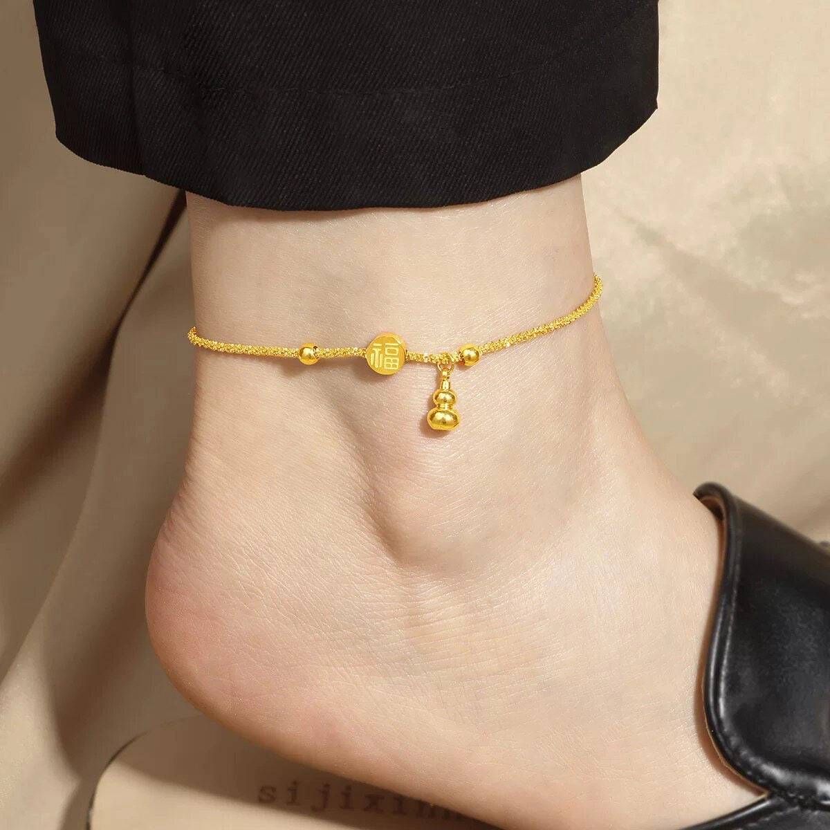 Gourd Pendant Anklet [60SSVHQU]