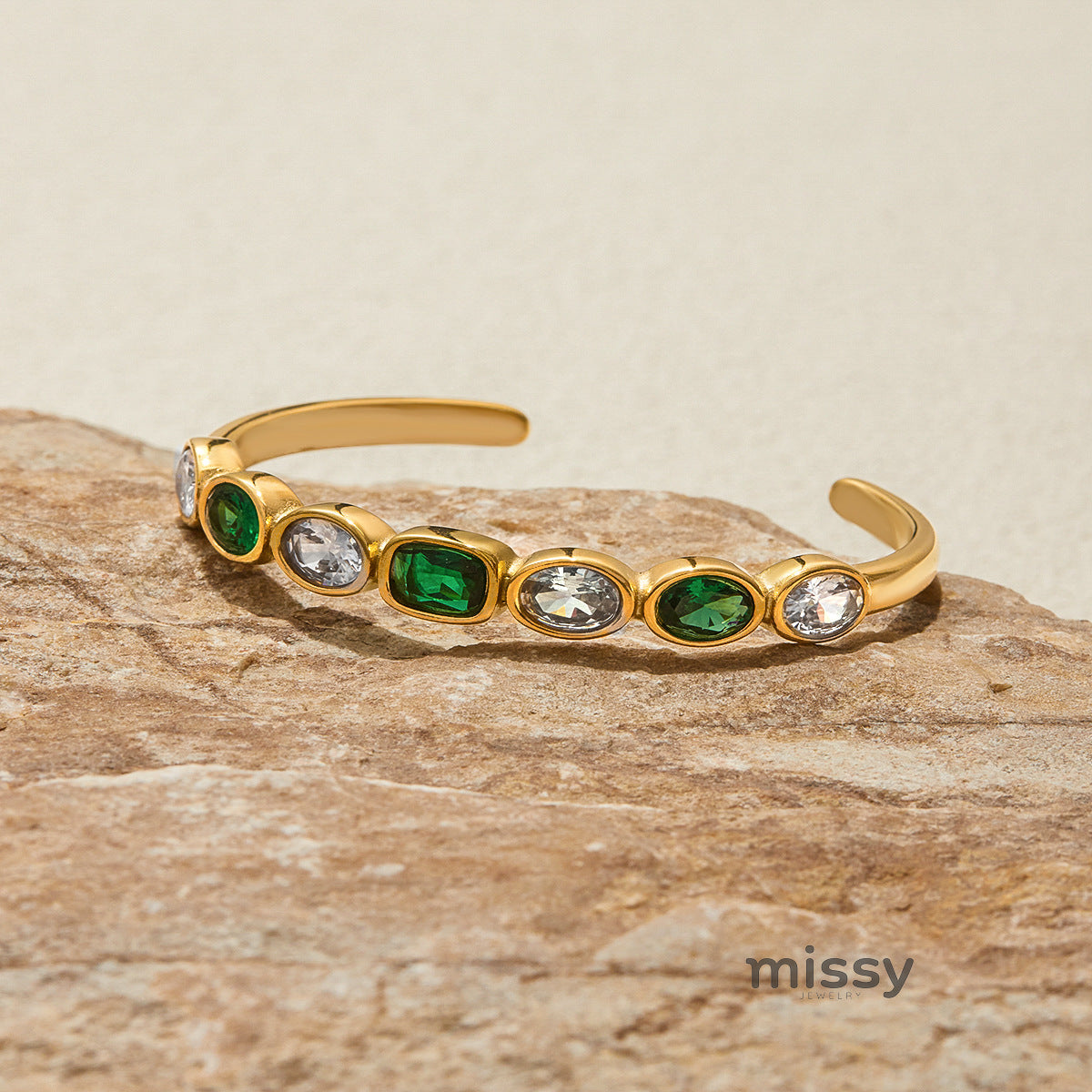 Gracelyn Zircon Chain Bracelet [O8H3ABTD]