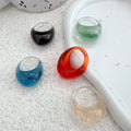 Gradient Resin Wide Band Ring [X1QX6OG1]