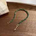 Green Stone Beaded Bracelet [KZK6OGRR]