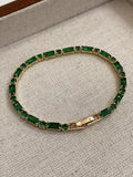 Green Stone Beaded Bracelet [WOZ45I6L]