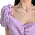 Griselda Layered Pearl Choker [WK3YK21D]