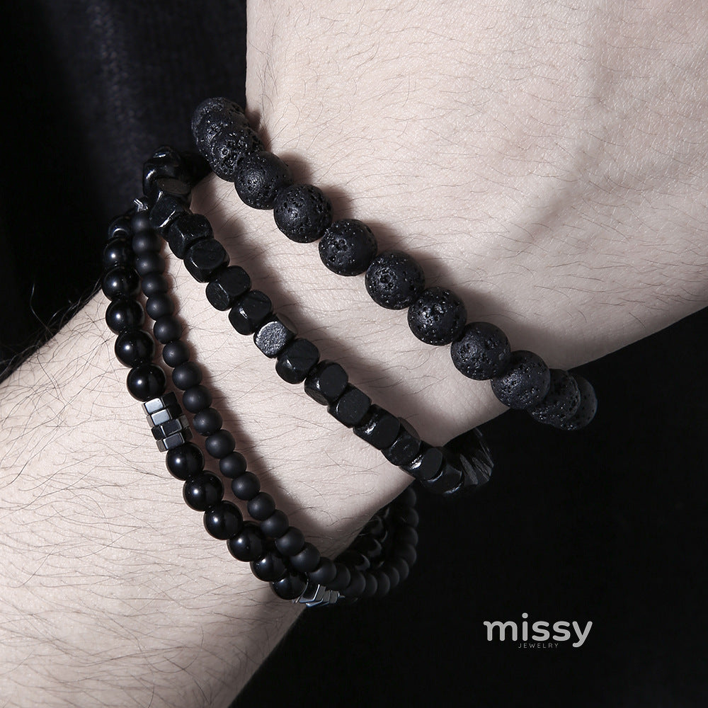 Gwenevere Stackable Volcanic Bracelets [ICTZ5KA2]